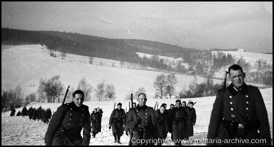 Polizei Bataillon 106, 9.Komp, Krakau, Poland 1940. Ausmarsch. Auf dem 
