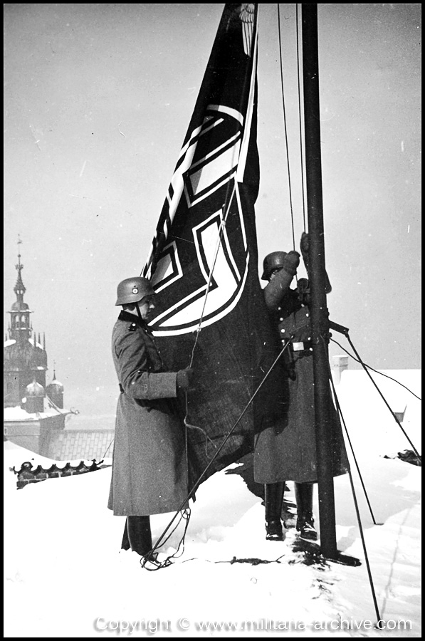 Polizei Bataillon 106, 9.Komp, Krakau, Poland 1940. Auf 