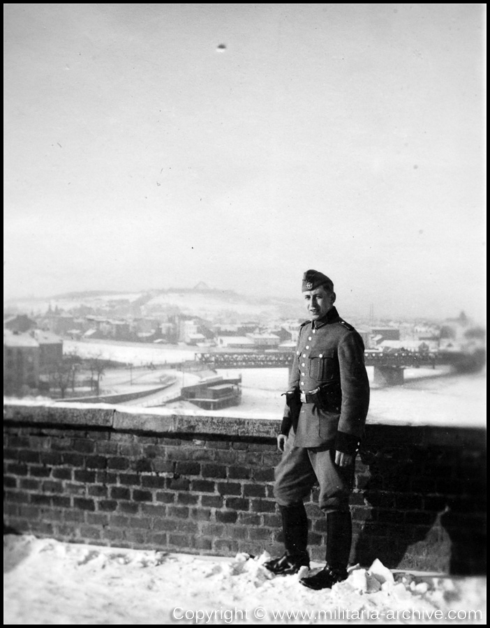 Polizei Bataillon 106, 9.Komp, Krakau, Poland 1940. Wachtmeister Eugen Ohliger Wawel Castle.