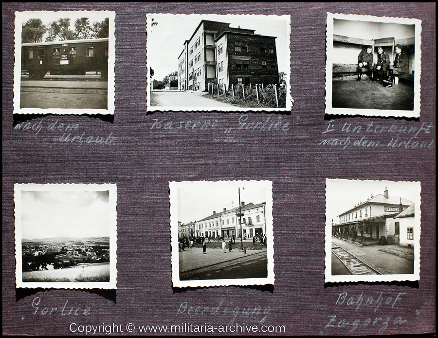 Polizei Bataillon 106, 9.Komp, Gorlice, Poland 1940. Nach dem Urlaub. Kaserne 