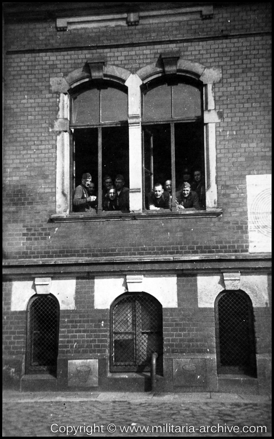 Polizei Bataillon 106, 9.Komp, Hamburg, Bundestrasse Kaserne, Germany 1940.