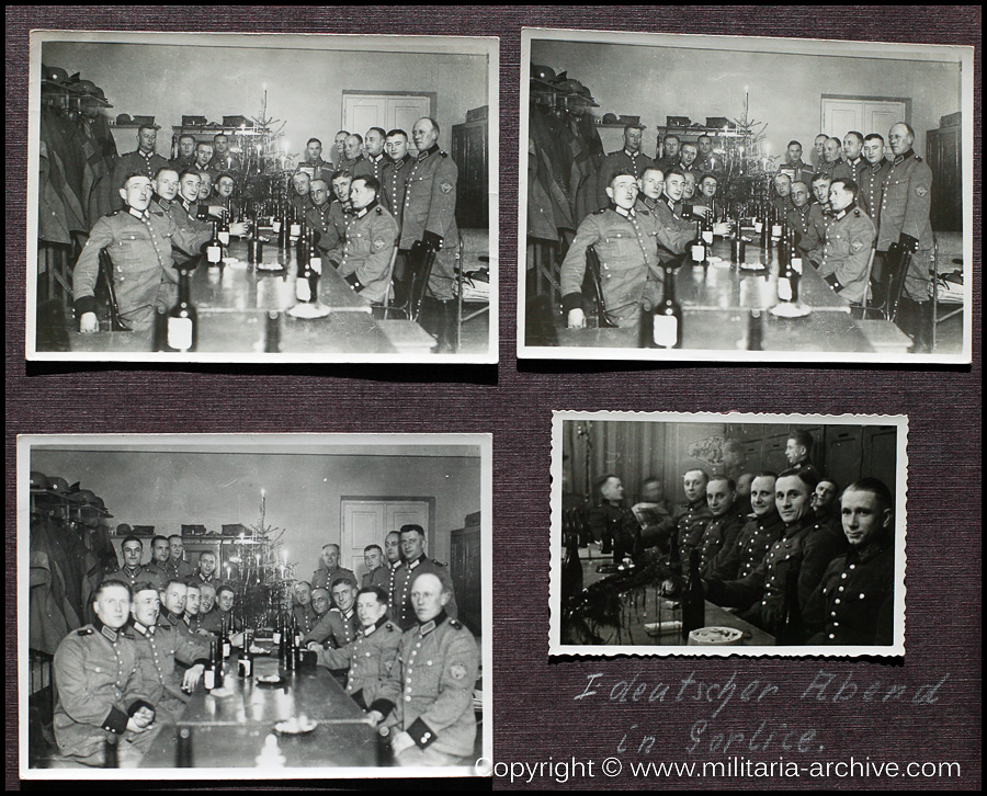 Polizei Bataillon 106, 9.Komp, Gorlice, Poland 1940. I. Deutscher Abend in Gorlice.