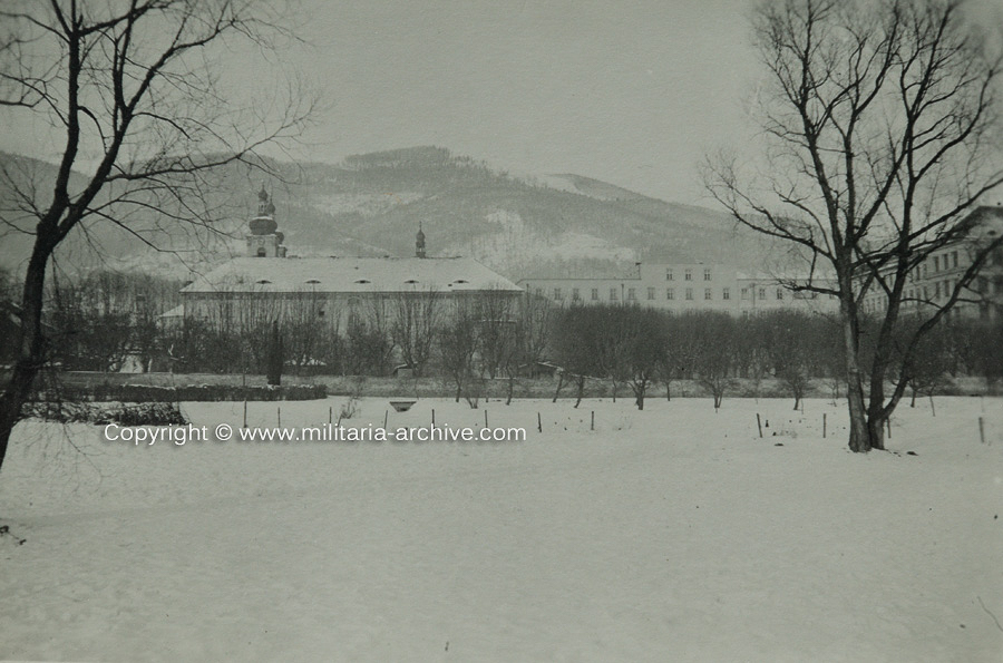 Polizei Ausbildungs Bataillon Mariaschein (5.Kompanie)  'Kaserne Mariaschein Winter 1940'