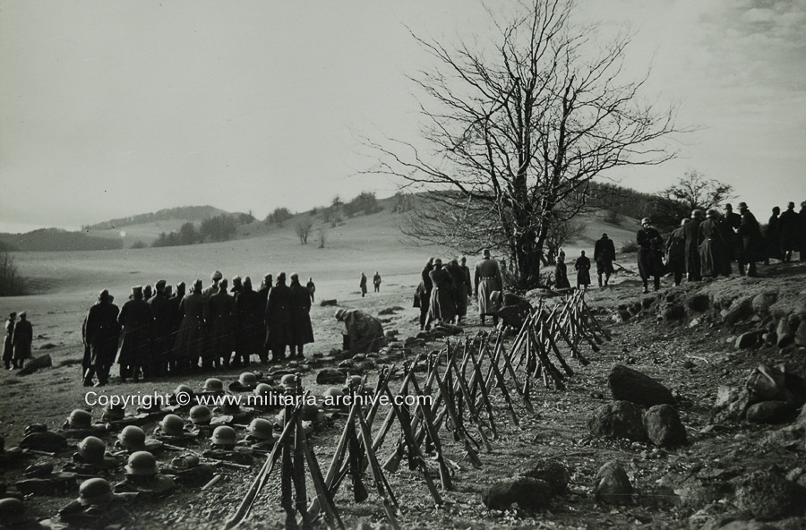 Polizei Ausbildungs Bataillon Mariaschein (5.Kompanie) - 'Schulgefechts Schießen der gruppen am 21st November 1940'