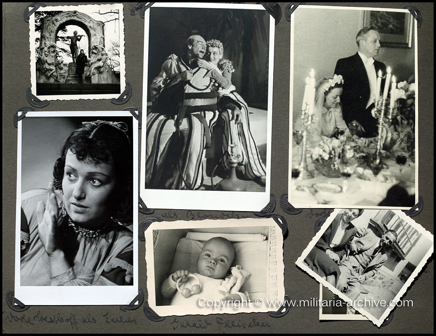 Polizei Leutnant Gerd Baum, March 1939 - 1943 (Private Photos of Wagnerian Opera Singer Hans & Edith Fleischer 1942)