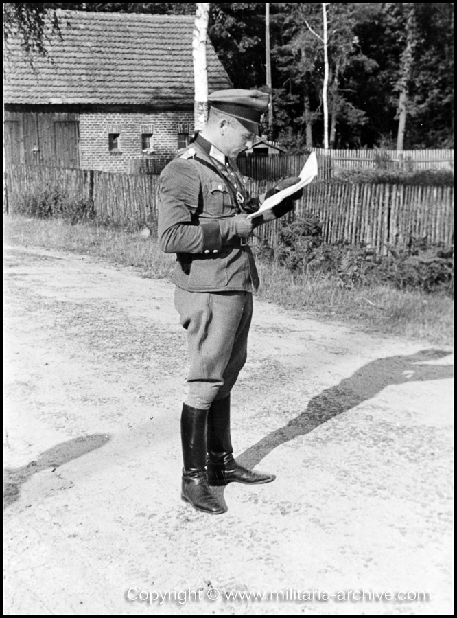 Polizei Leutnant Gerd Baum, March 1939 - 1943 (Field exercises Polish border August 1939)