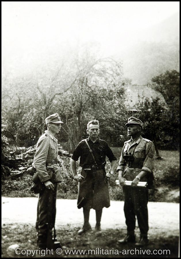 Wachtmeister der Ordnungspolizei Adolf Hauber – Slovenia, Italy, Serbia. Polhov Gradec/Bilichgrätz in Slovenia.