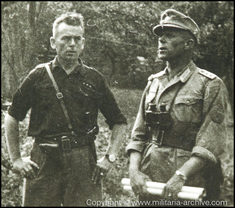 Wachtmeister der Ordnungspolizei Adolf Hauber – Slovenia, Italy, Serbia. Polhov Gradec/Bilichgrätz in Slovenia.