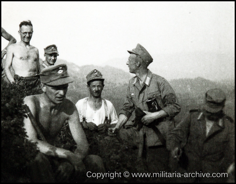 Wachtmeister der Ordnungspolizei Adolf Hauber – Slovenia, Italy, Serbia.