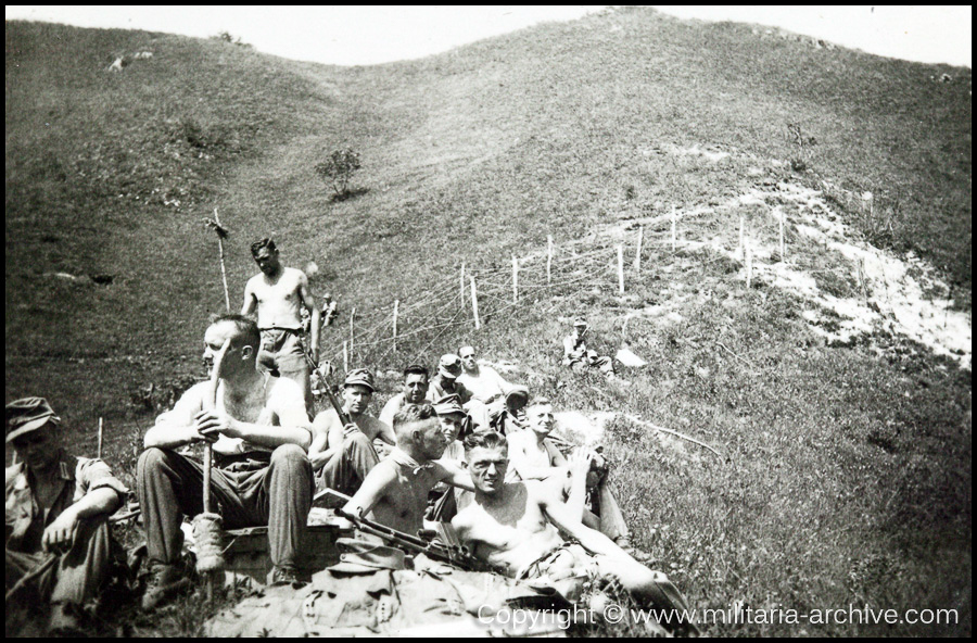 Wachtmeister der Ordnungspolizei Adolf Hauber – Slovenia, Italy, Serbia.