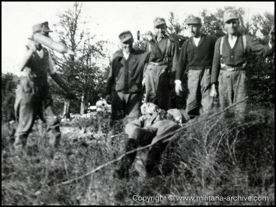 Wachtmeister der Ordnungspolizei Adolf Hauber – Slovenia, Italy, Serbia.