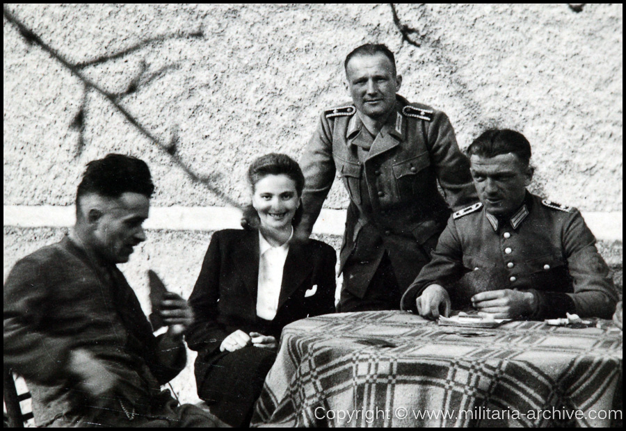 Wachtmeister der Ordnungspolizei Adolf Hauber – Slovenia, Italy, Serbia.