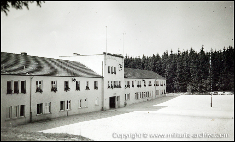 Wachtmeister der Ordnungspolizei Adolf Hauber – Slovenia, Italy, Serbia. Polizeischule / PolizeiKaserne in Heidenheim. 