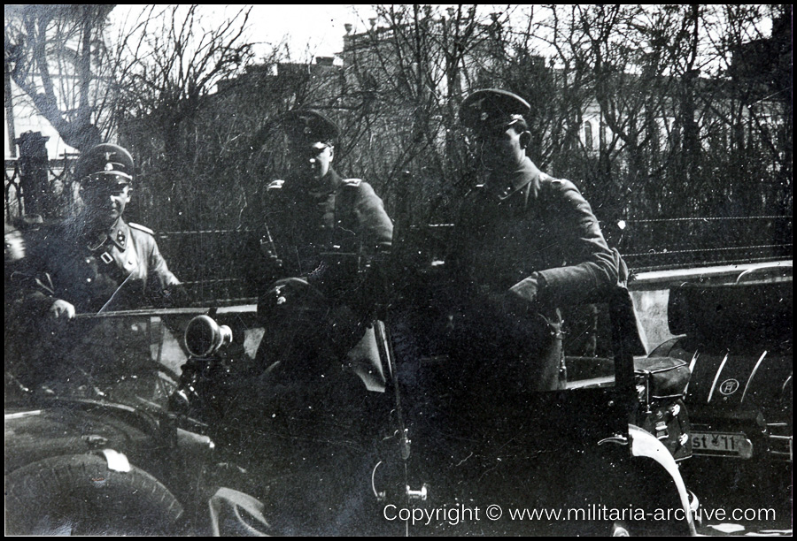 Sicherheitspolizei Poland - SD officers (Untersturmführer, Oberscharführer) 'OST 11' Licence plate