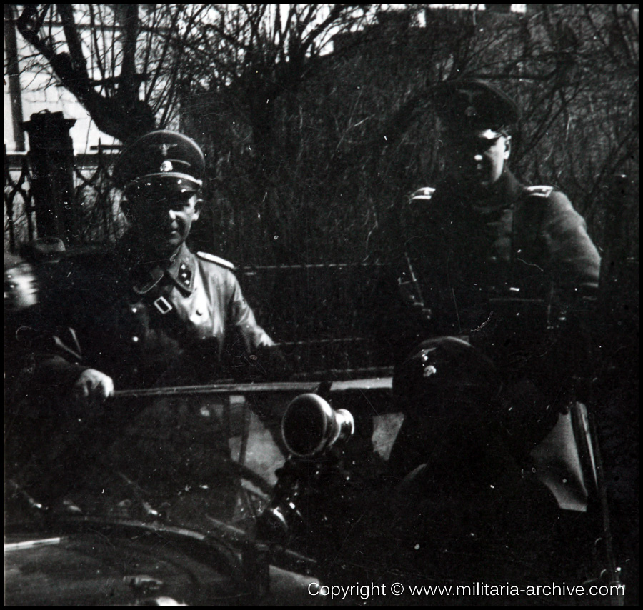 Sicherheitspolizei Poland - SD officers (Untersturmführer, Oberscharführer) 'OST 11' Licence plate