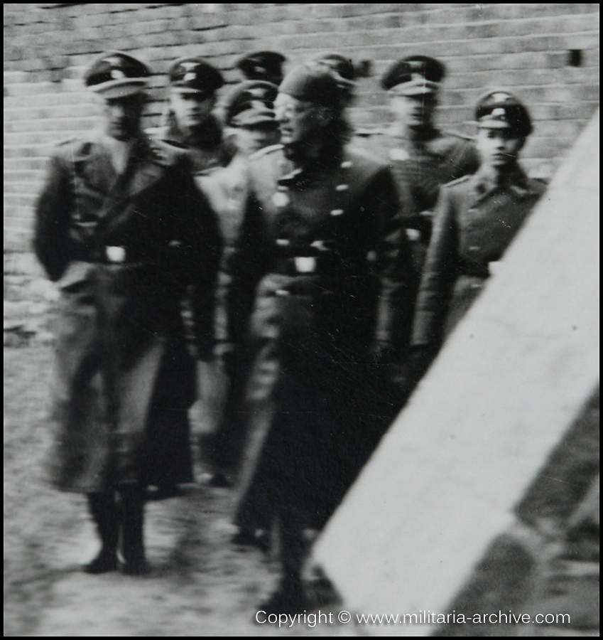 Sicherheitspolizei Poland - SiPo/SD Officers including Arthur Seyss-Inquart, Deputy to Governor General Hans Frank. Location Czersk Castle (36 km south of Warsaw).