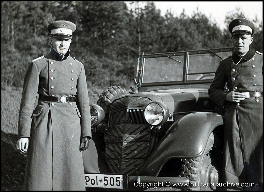 Kraftfahr- und Verkehrsschule der Gendarmerie / Gendarmerie-Schule (mot) Suhl. 1936-1938. 'Ruhepause.'