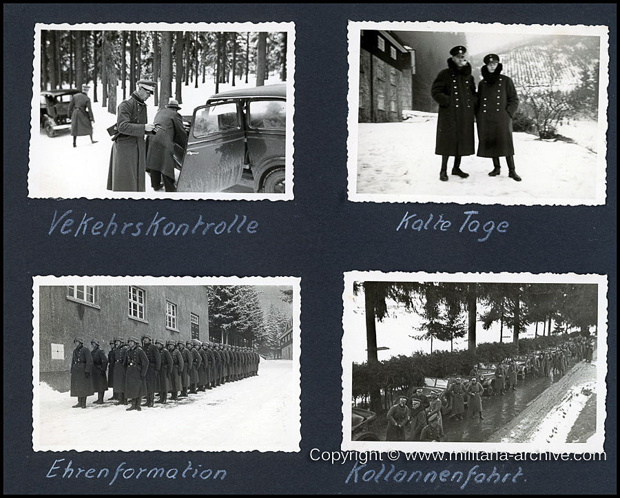 Kraftfahr- und Verkehrsschule der Gendarmerie / Gendarmerie-Schule (mot) Suhl. 1936-1938