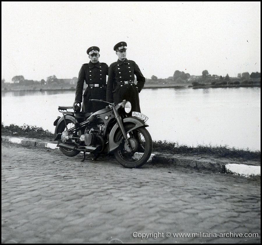 Kraftfahr- und Verkehrsschule der Gendarmerie / Gendarmerie-Schule (mot) Suhl. 1936-1938