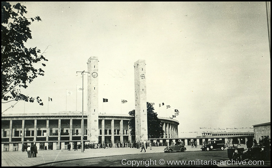 Kraftfahr- und Verkehrsschule der Gendarmerie / Gendarmerie-Schule (mot) Suhl. 1936-1938. 'Olympisches Tor'