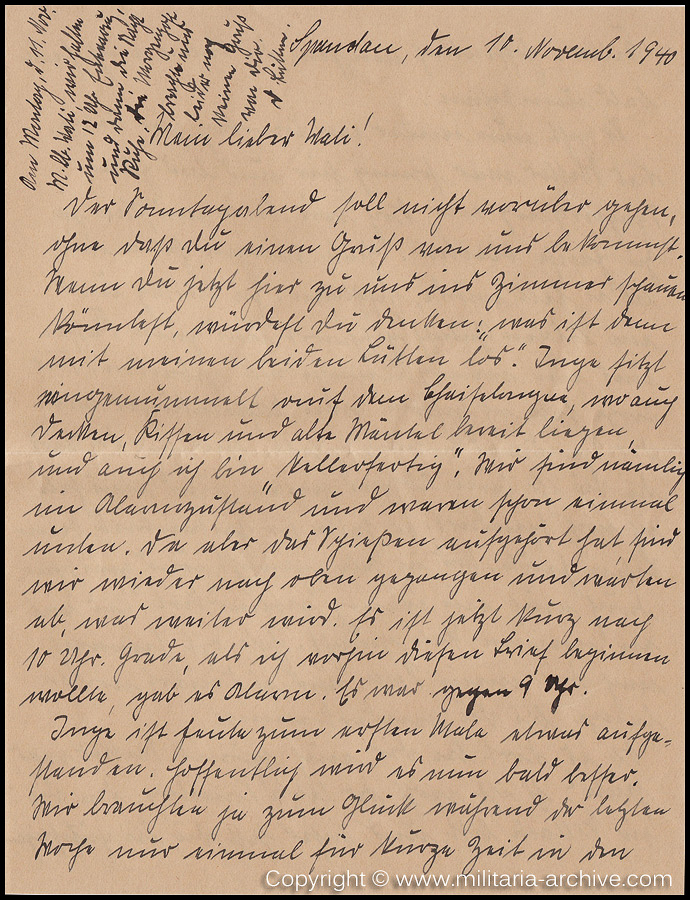 Collection of over180 items of Feldpost, Letters, Postcards, Telegraphs belonging to Polizei Obersekretär Adolf Meinke. The period covered includes 3.Komp, Pol.Btl.181, Polizei-Bataillon 2, 1. Kompanie Pol.Rgt 1, Pol.Rgt 14.