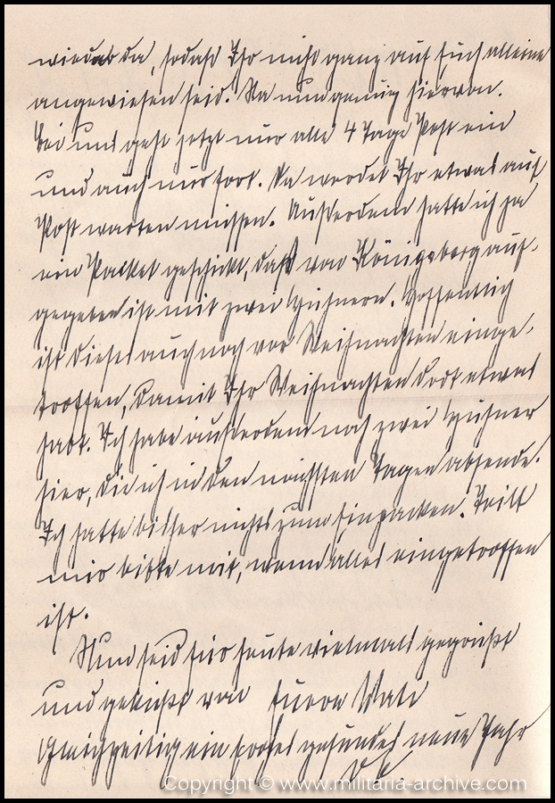 Collection of over180 items of Feldpost, Letters, Postcards, Telegraphs belonging to Polizei Obersekretär Adolf Meinke. The period covered includes 3.Komp, Pol.Btl.181, Polizei-Bataillon 2, 1. Kompanie Pol.Rgt 1, Pol.Rgt 14.