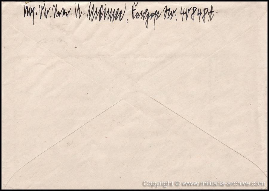 Collection of over180 items of Feldpost, Letters, Postcards, Telegraphs belonging to Polizei Obersekretär Adolf Meinke. The period covered includes 3.Komp, Pol.Btl.181, Polizei-Bataillon 2, 1. Kompanie Pol.Rgt 1, Pol.Rgt 14.