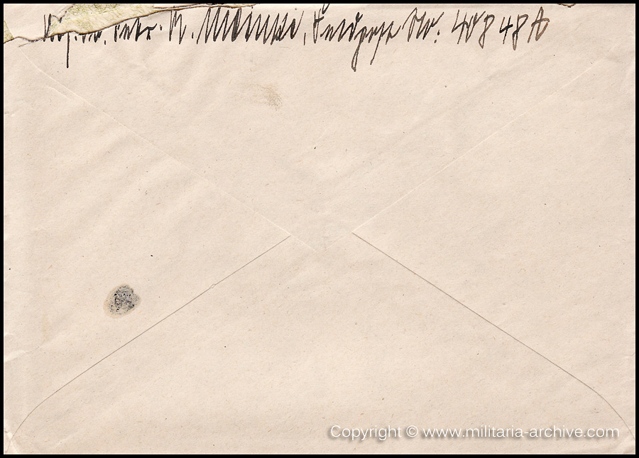 Collection of over180 items of Feldpost, Letters, Postcards, Telegraphs belonging to Polizei Obersekretär Adolf Meinke. The period covered includes 3.Komp, Pol.Btl.181, Polizei-Bataillon 2, 1. Kompanie Pol.Rgt 1, Pol.Rgt 14.