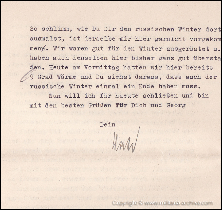 Collection of over180 items of Feldpost, Letters, Postcards, Telegraphs belonging to Polizei Obersekretär Adolf Meinke. The period covered includes 3.Komp, Pol.Btl.181, Polizei-Bataillon 2, 1. Kompanie Pol.Rgt 1, Pol.Rgt 14.