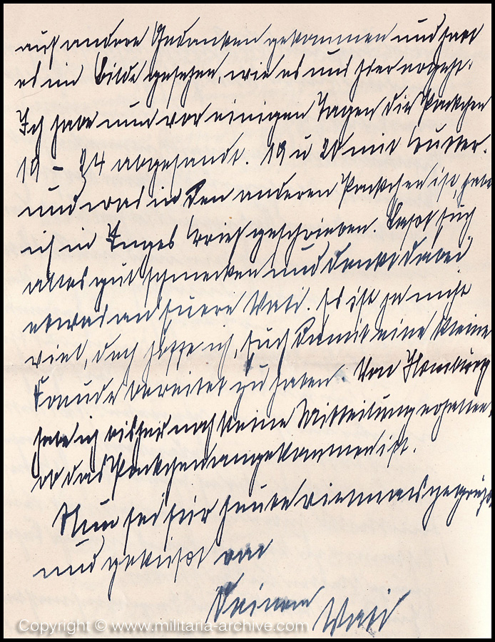 Collection of over180 items of Feldpost, Letters, Postcards, Telegraphs belonging to Polizei Obersekretär Adolf Meinke. The period covered includes 3.Komp, Pol.Btl.181, Polizei-Bataillon 2, 1. Kompanie Pol.Rgt 1, Pol.Rgt 14.