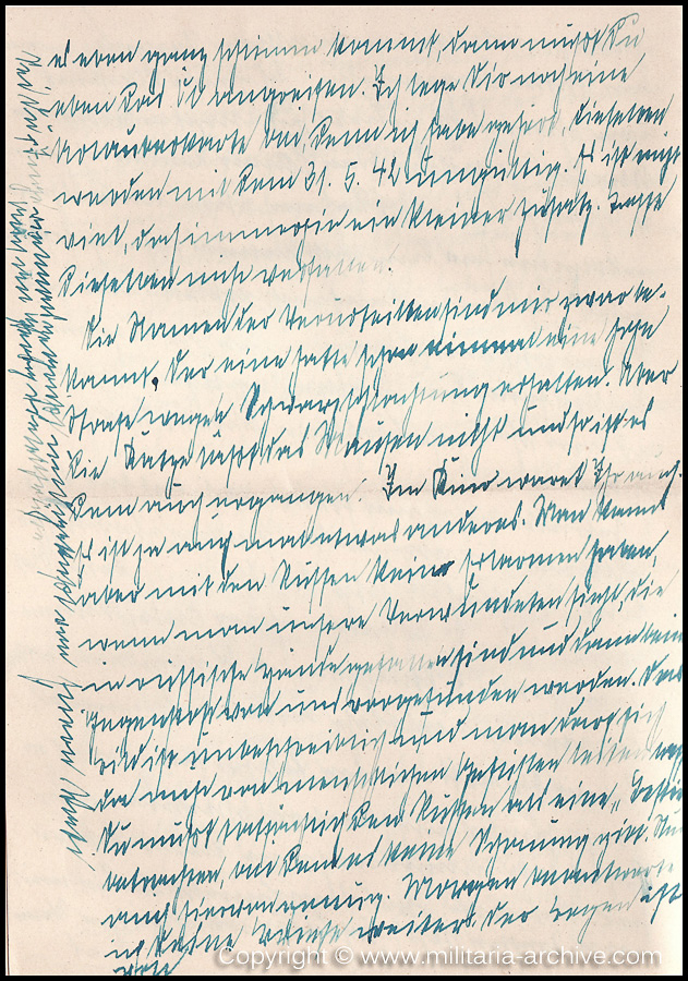 Collection of over180 items of Feldpost, Letters, Postcards, Telegraphs belonging to Polizei Obersekretär Adolf Meinke. The period covered includes 3.Komp, Pol.Btl.181, Polizei-Bataillon 2, 1. Kompanie Pol.Rgt 1, Pol.Rgt 14.