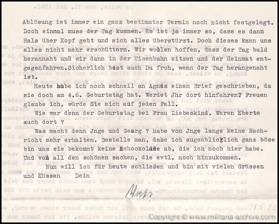 Collection of over180 items of Feldpost, Letters, Postcards, Telegraphs belonging to Polizei Obersekretär Adolf Meinke. The period covered includes 3.Komp, Pol.Btl.181, Polizei-Bataillon 2, 1. Kompanie Pol.Rgt 1, Pol.Rgt 14.