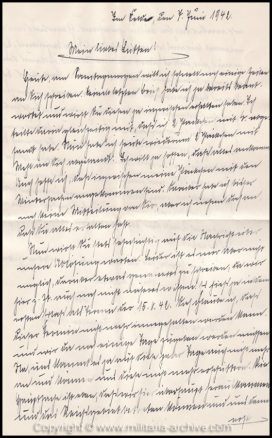 Collection of over180 items of Feldpost, Letters, Postcards, Telegraphs belonging to Polizei Obersekretär Adolf Meinke. The period covered includes 3.Komp, Pol.Btl.181, Polizei-Bataillon 2, 1. Kompanie Pol.Rgt 1, Pol.Rgt 14.