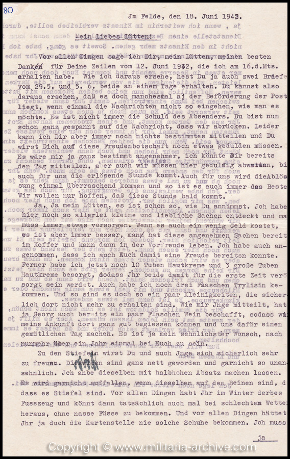 Collection of over180 items of Feldpost, Letters, Postcards, Telegraphs belonging to Polizei Obersekretär Adolf Meinke. The period covered includes 3.Komp, Pol.Btl.181, Polizei-Bataillon 2, 1. Kompanie Pol.Rgt 1, Pol.Rgt 14.