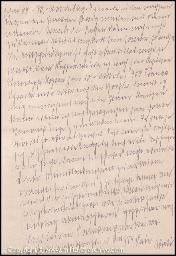 Collection of over180 items of Feldpost, Letters, Postcards, Telegraphs belonging to Polizei Obersekretär Adolf Meinke. The period covered includes 3.Komp, Pol.Btl.181, Polizei-Bataillon 2, 1. Kompanie Pol.Rgt 1, Pol.Rgt 14.