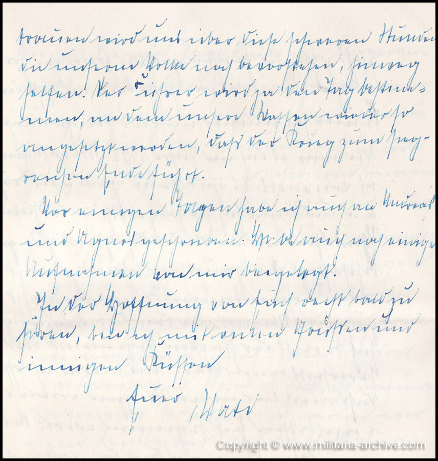 Collection of over180 items of Feldpost, Letters, Postcards, Telegraphs belonging to Polizei Obersekretär Adolf Meinke. The period covered includes 3.Komp, Pol.Btl.181, Polizei-Bataillon 2, 1. Kompanie Pol.Rgt 1, Pol.Rgt 14.