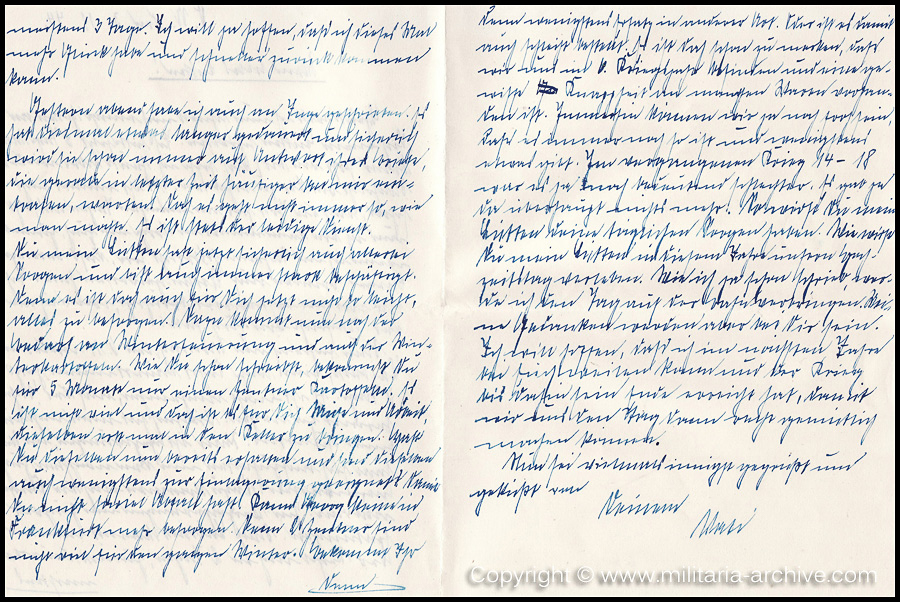 Collection of over180 items of Feldpost, Letters, Postcards, Telegraphs belonging to Polizei Obersekretär Adolf Meinke. The period covered includes 3.Komp, Pol.Btl.181, Polizei-Bataillon 2, 1. Kompanie Pol.Rgt 1, Pol.Rgt 14.