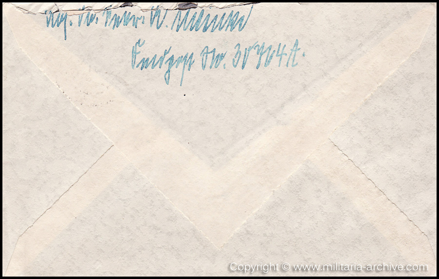 Collection of over180 items of Feldpost, Letters, Postcards, Telegraphs belonging to Polizei Obersekretär Adolf Meinke. The period covered includes 3.Komp, Pol.Btl.181, Polizei-Bataillon 2, 1. Kompanie Pol.Rgt 1, Pol.Rgt 14.