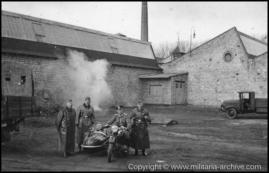 Polizei Bataillon 310, 1.Komp 1941 - 1942 'Wartha - Garage'