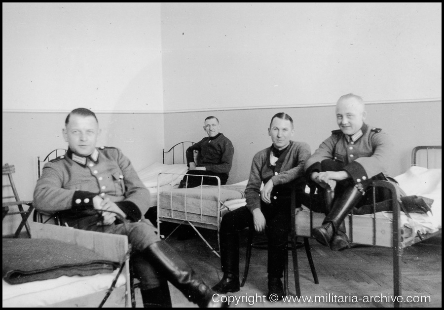 Polizei Bataillon 310, 1.Komp 1941 - 1942 'Stube(n) - Kameraden, Sommer, Schoof, Meerz, Baumbach - Im Februar 1941 - Tschenstochau'