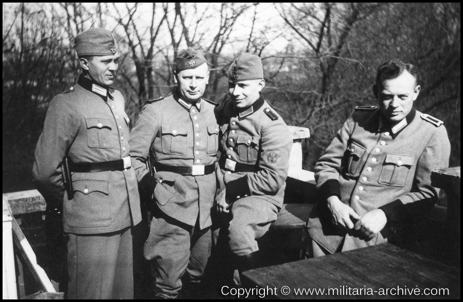 Polizei Bataillon 310, 1.Komp 1941 - 1942 'Balkon 16.5.41 Hope, Kühler, Hofsommer, Herbig'