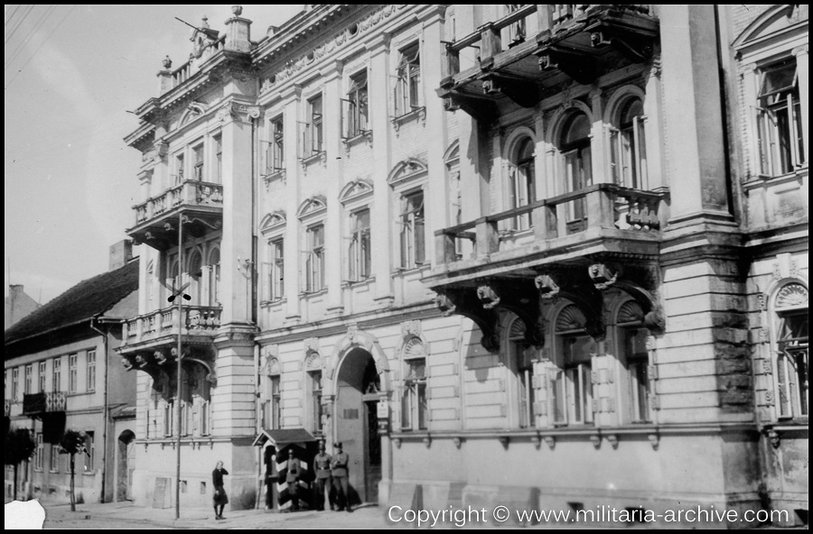 Polizei Bataillon 310, 1.Komp 1941 - 1942 '4.7.1941 Petrikau Unterkunft'