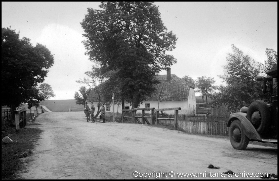 Polizei Bataillon 310, 1.Komp 1941 - 1942 '4.7.41 Petrikau - Kabel Kontrollfahrt - Obsch. (Oberschütze) Gerke'