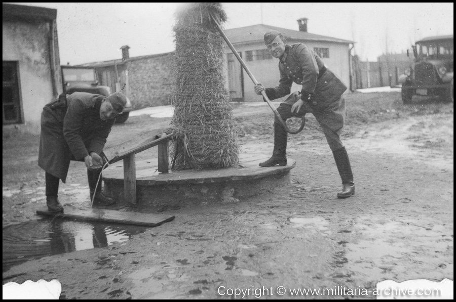 Polizei Bataillon 310, 1.Komp 1941 - 1942 'K.Staffel. Unterkunft Tomaszow Warschau 25.2.1941'