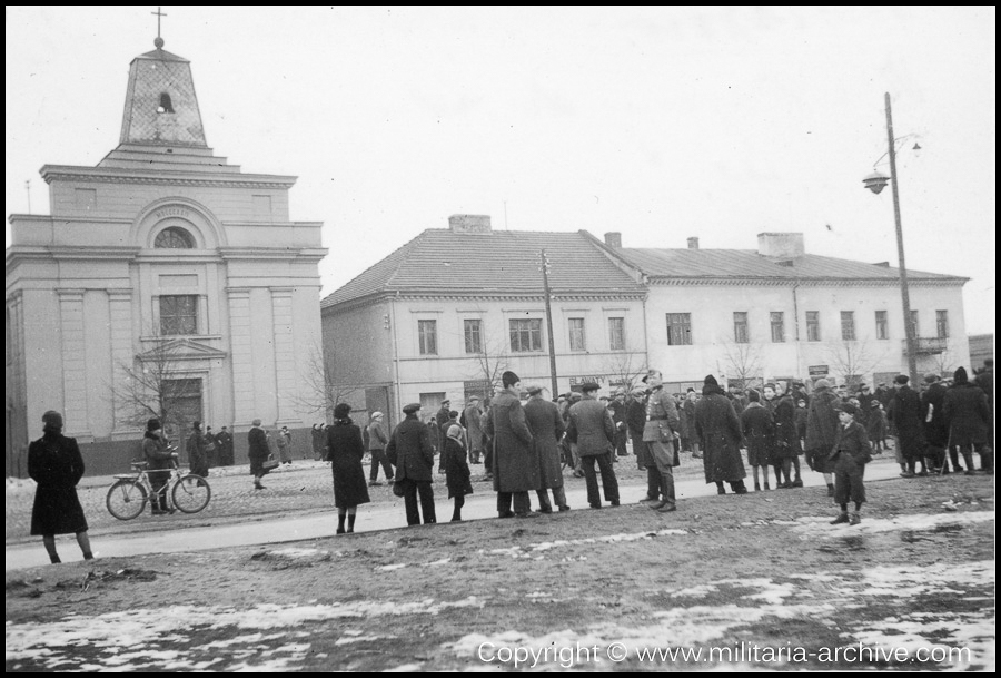 Polizei Bataillon 310, 1.Komp 1941 - 1942 '_____ Tomaszow 25.2.1941' ('Kościół ewangelicki')