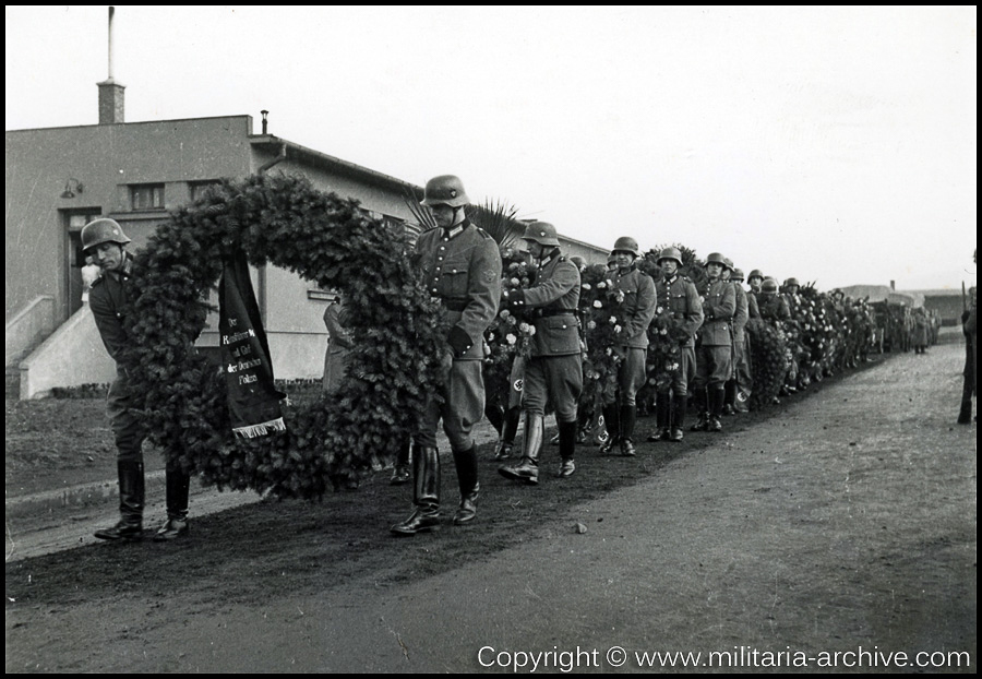 Polizei-Bataillon 84, Pol.-Rgt. Mähren Holleschau, Wreath from Heinrich Himmler, Der Reichsführer SS und Chef der Deutschen Polizei