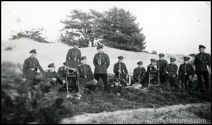 Polizeischule der Prov. Pommern zu Treptow-Rega - MG08 Training