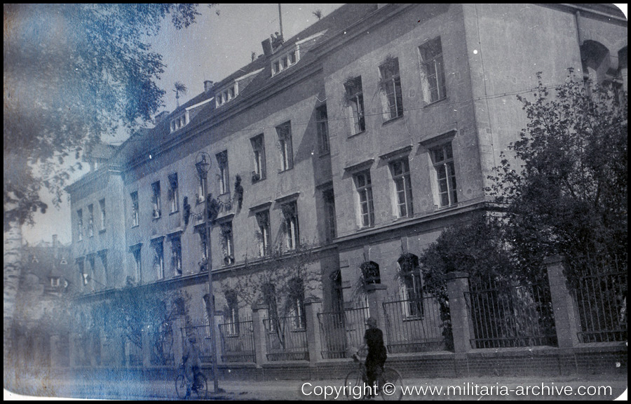 Polizeischule der Prov. Pommern zu Treptow-Rega - Unteroffizierschule with SS Runes & Swastika