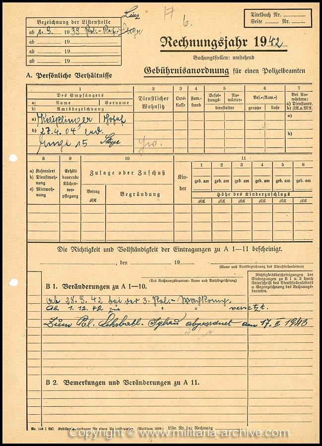 Zugwachtm.d.SchP.d.Res. Josef Kaiplinger, 12./SS-Pol.Rgt.26