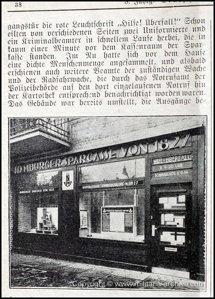 Deutsche Polizei Archiv 10th February 1929